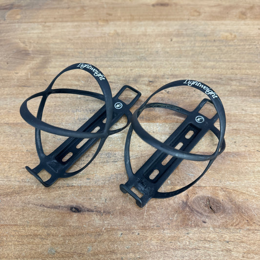 Lightweight Edelhofer Carbon Pair Bike Water Bottle Cages 35g