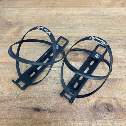 Lightweight Edelhofer Carbon Pair Bike Water Bottle Cages 35g