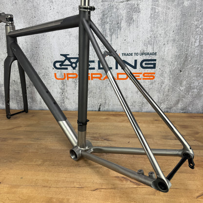 Mint! 2023 No. 22 Aurora 54cm Titanium Disc Brake Frameset 700c 2935g