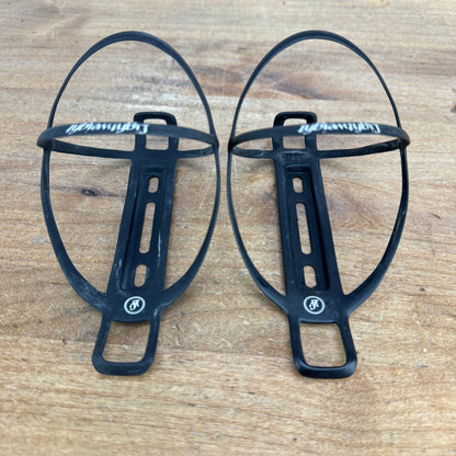 Lightweight Edelhofer Carbon Pair Bike Water Bottle Cages 35g