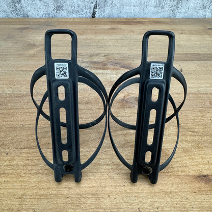Lightweight Edelhofer Carbon Pair Bike Water Bottle Cages 35g