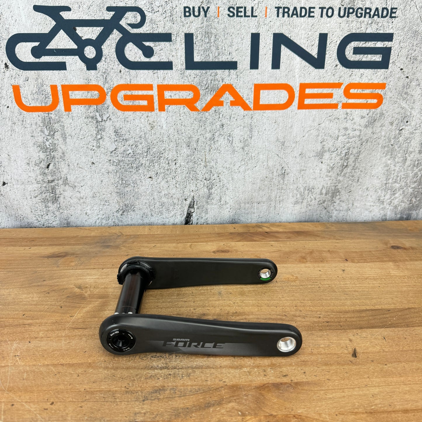 Low Mile! SRAM Force AXS 172.5mm DUB 29mm 8-Bolt Mount Carbon Bike Crankset