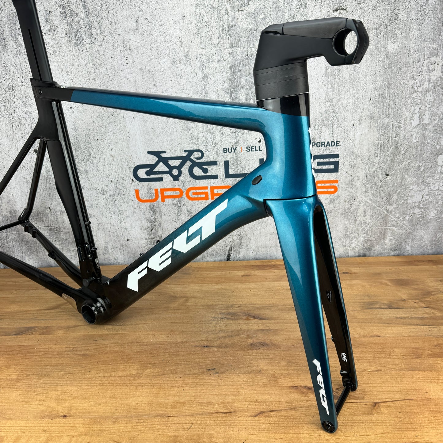 New! 2023 Felt AR 56cm Carbon Disc Brake Frameset 700c Bay Blue 2513g
