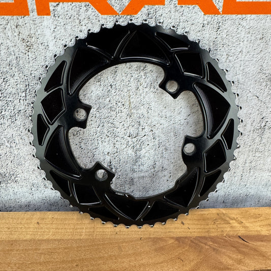 Absolute Black Premium Round 4x110BCD 50t Outer Bike Chainring 112g