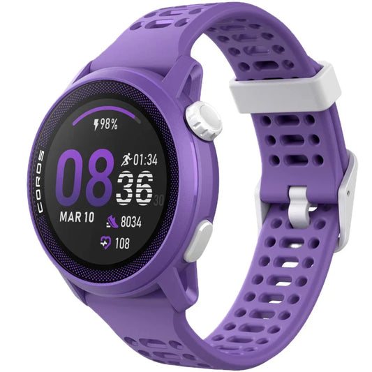New! Coros Pace 3 GPS Sport Watch Violet Silicone Band 39g