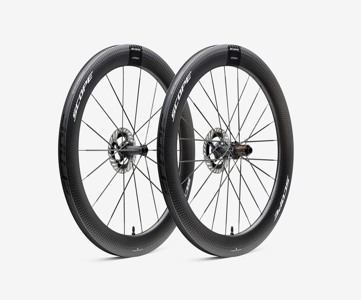 New! Scope Artech 8.T  Carbon Disc Brake Road Bike Wheelset 700c 1464g