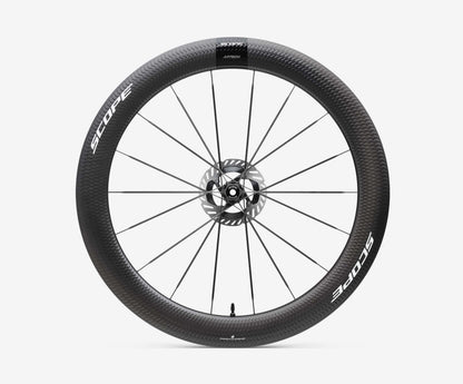 New! Scope Artech 6 65mm Carbon Disc Brake Road Bike Wheelset 700c 1244g