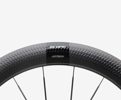 New! Scope Artech 6 65mm Carbon Disc Brake Road Bike Wheelset 700c 1244g