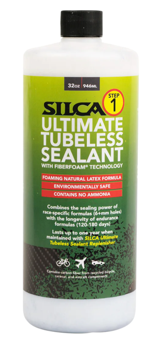 New! Silca Ultimate Tubeless Sealant With FiberFoam Technology 32oz Bottle