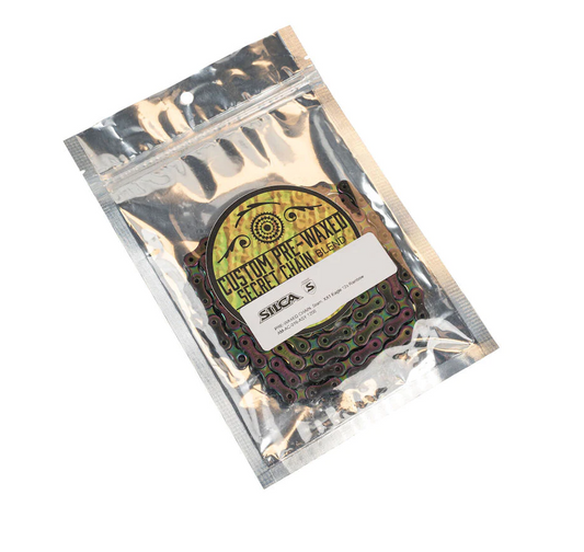 New! Silca Secret Blend Pre-Waxed SRAM Eagle XX1 12-Speed Rainbow Race Bike Chain