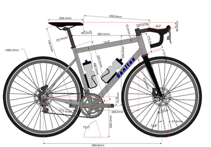 2024 Sanitas All-Road Cerakote 58cm Titanium Disc Frameset 700c Enve Fork