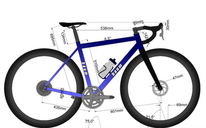 Low Mile! Baum Orbis+ 2022 54cm Titanium Disc Brake Gravel Frameset 700c 2435g
