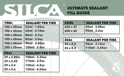 New! Silca Ultimate Sealant w/ Injectable Fiberfoam Bike Tire Sealant 1L / 33.8oz