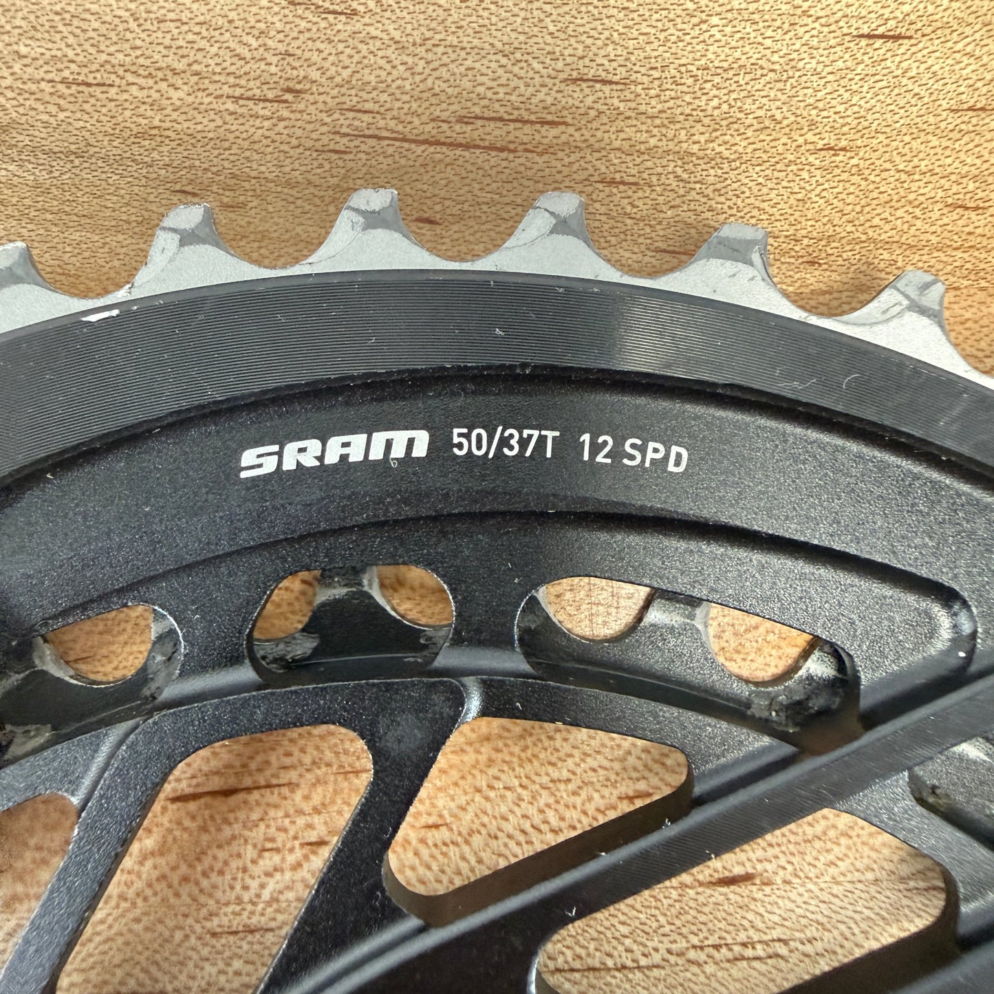 2024 SRAM Force AXS D2 Power Meter 50/37t 12-Speed Chainring Set