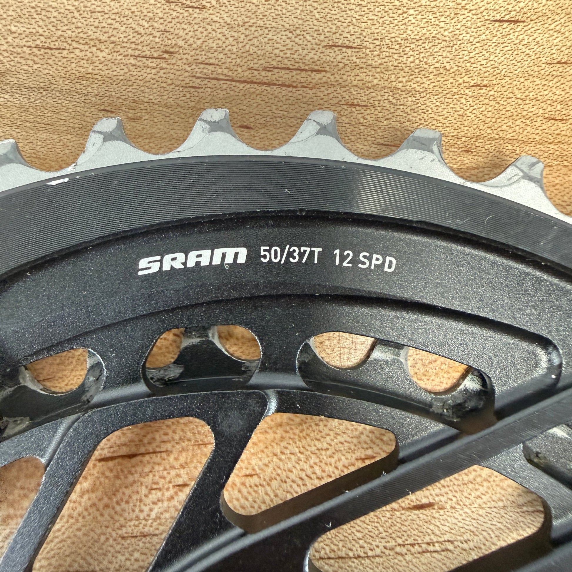 2024 SRAM Force AXS D2 Power Meter 50/37t 12-Speed Chainring Set