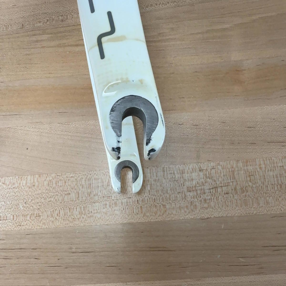 Light Use! Dario Pegoretti Falz White Rim Brake Quick Release Carbon Bike Fork — photo 9 of 11