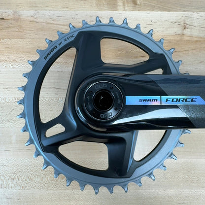 SRAM Force AXS D2 172.5mm 38T Carbon DUB 12-Speed Crankset w/ Chainrings
