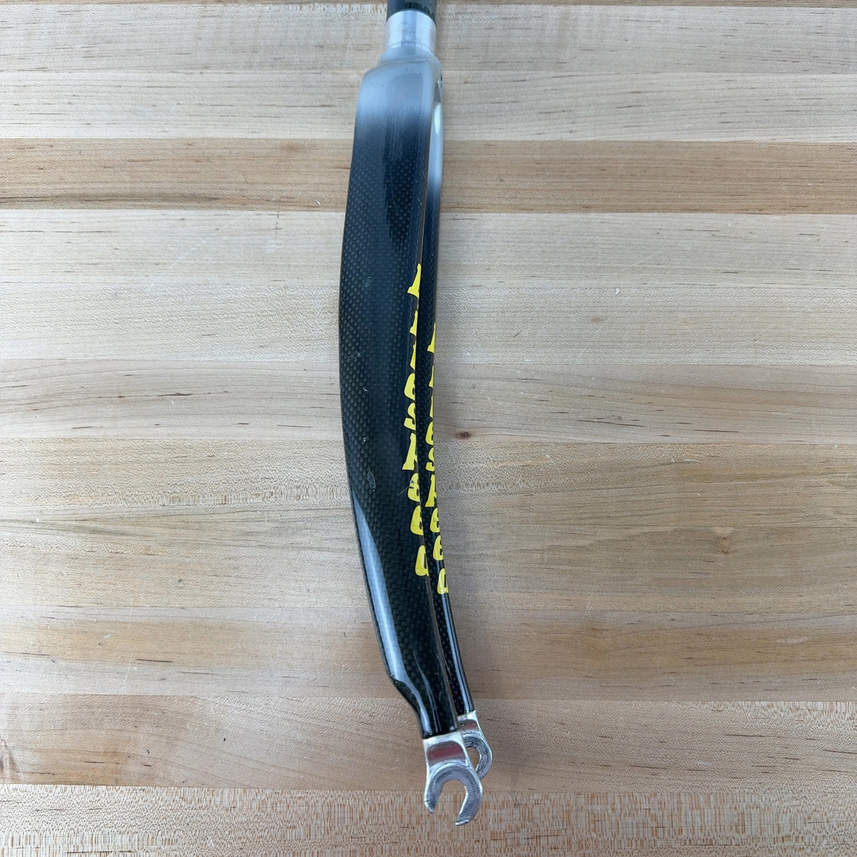 Litespeed Carbon Rim Brake Black/Silver 1 1/8" Vintage Bike Fork 526g