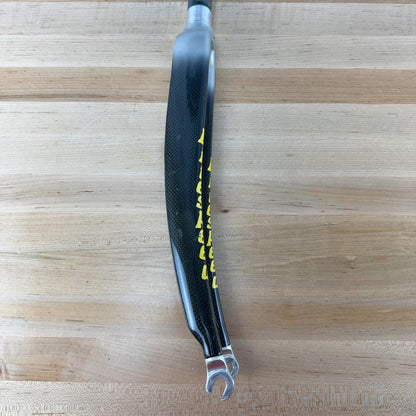 Litespeed Carbon Rim Brake Black/Silver 1 1/8" Vintage Bike Fork 526g