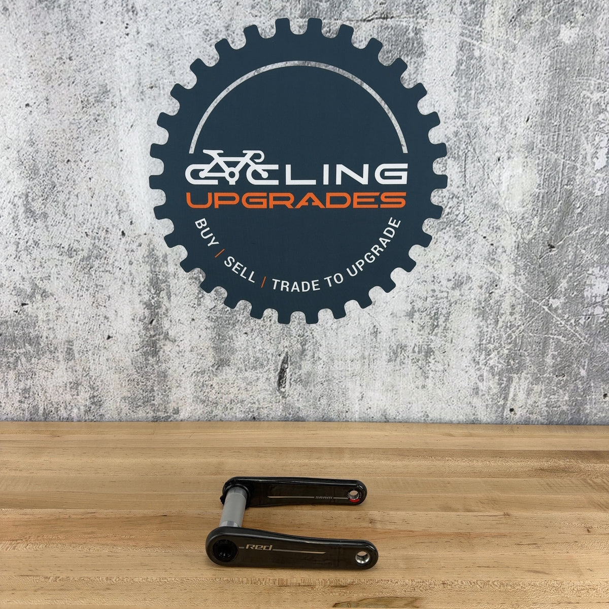 Low Mile! SRAM Red AXS E1 165mm 8-Bolt Carbon Bike Crank Arm Assembly 326g — photo 2 of 9