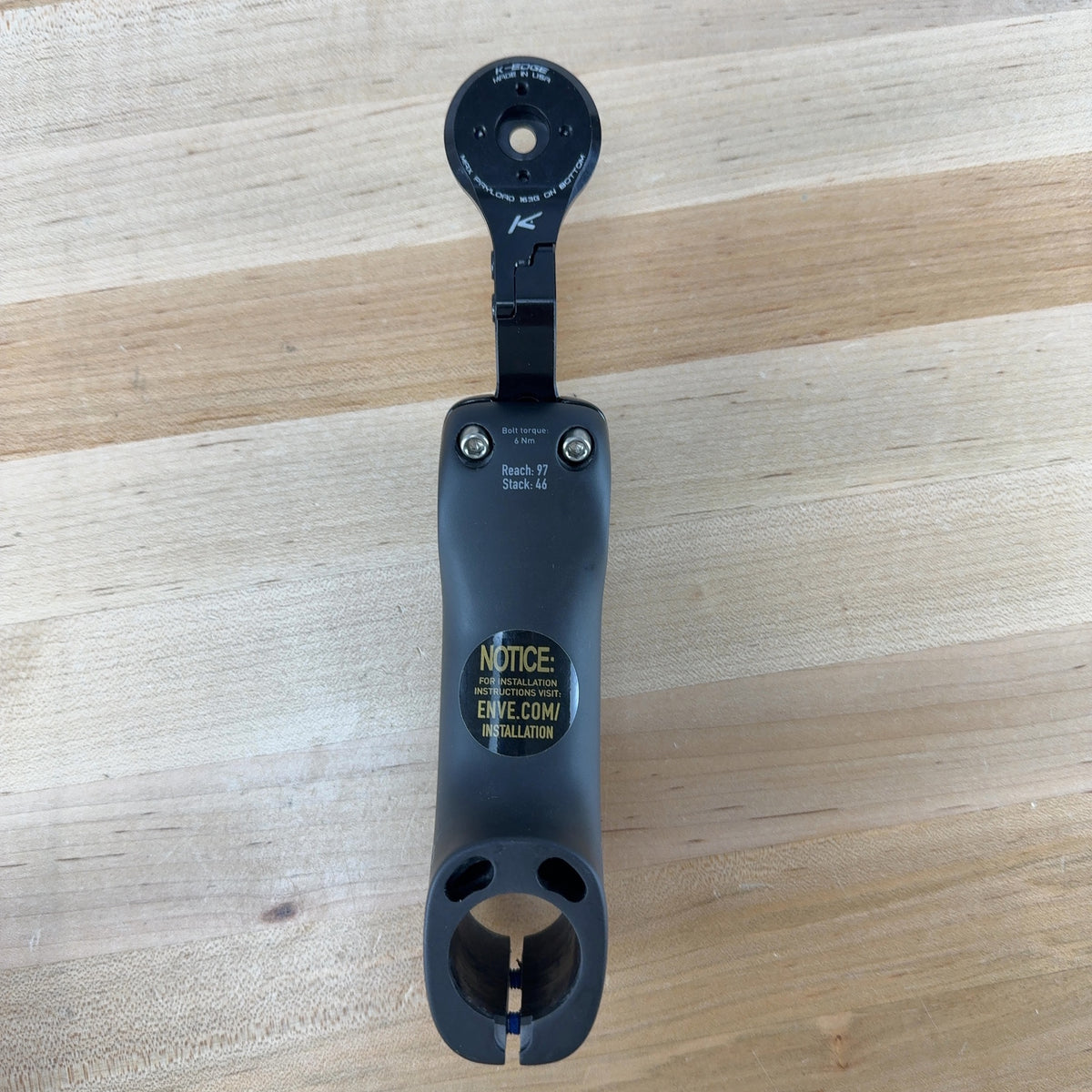 Low Mile! Enve In-Route High Rise 100mm ±12º Carbon Bike Stem 230g w/ Mount — photo 8 of 9