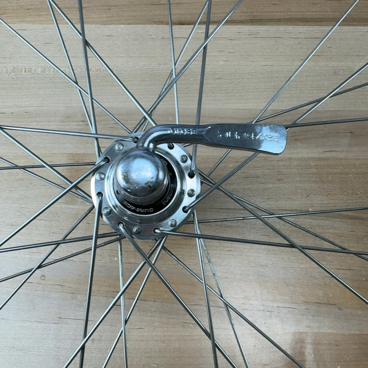 Mavic Open 4 CD Shimano Dura Ace Hubs Vintage Alloy Rim Brake Road Bike Wheelset