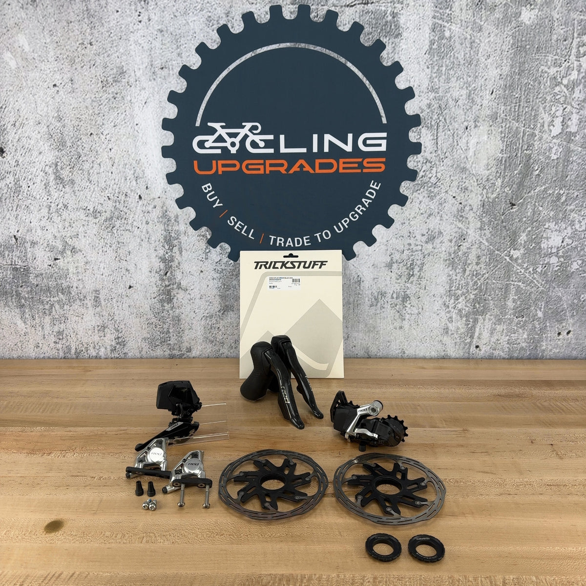 Low Mile! SRAM Red AXS E1 12-Speed Hydraulic Flat Mount Disc Brake Groupset