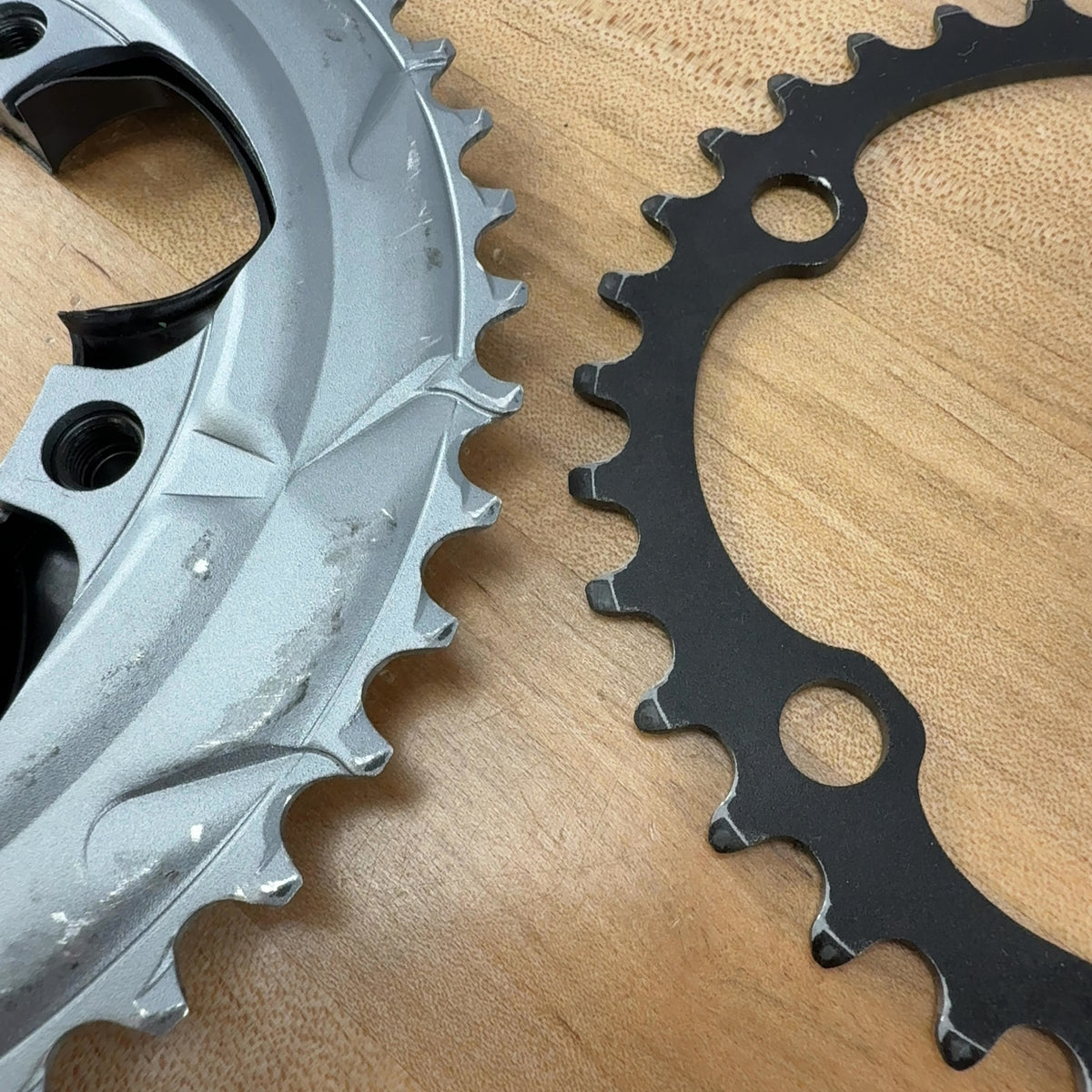 Light Use! SRAM Force AXS D1 46/33t 12-Speed 4-Bolt Bike Chainring Set 183g
