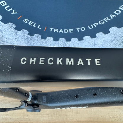 Low Mile! 2025 Trek Checkmate SLR Small Black Carbon Gravel Bike Frameset 2433g