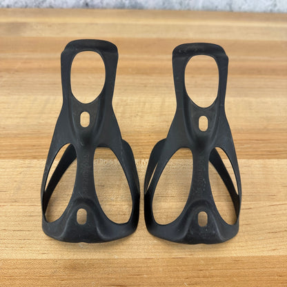 Low Mile! Enve Carbon Black Pair Bike Water Bottle Cages 39g