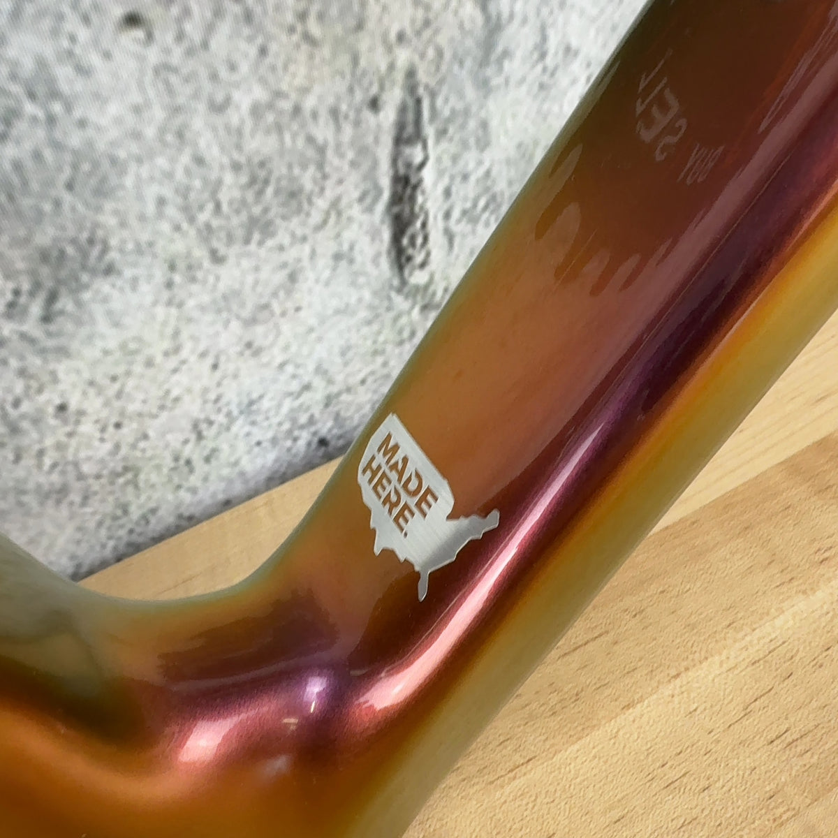 2024 Allied Able Medium Harlequin Purple to Green Carbon Gravel Bike Frameset — photo 7 of 14
