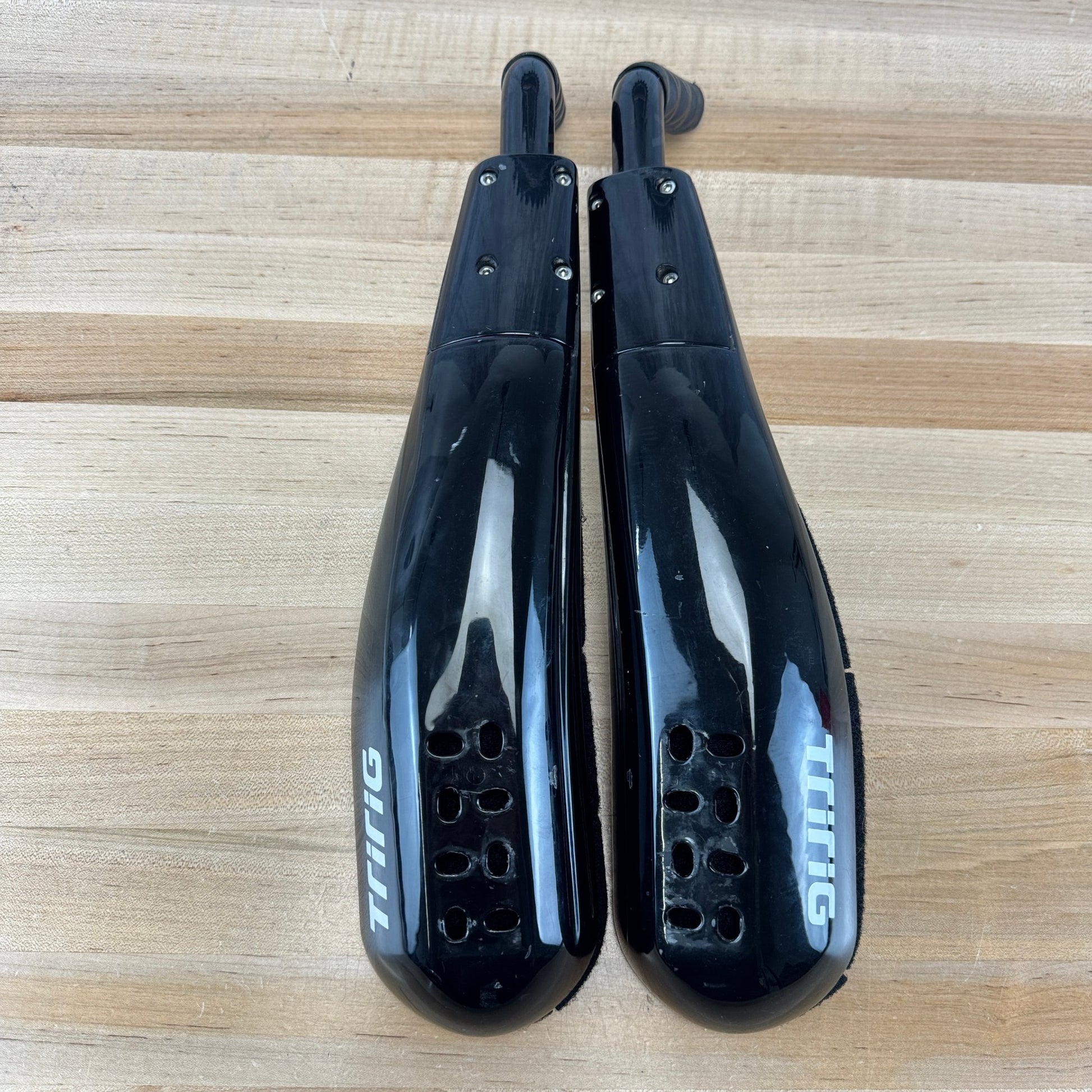 Low Mile! Tririg Ultimate EVO Arm Cups Closed Back Carbon TT Cockpit