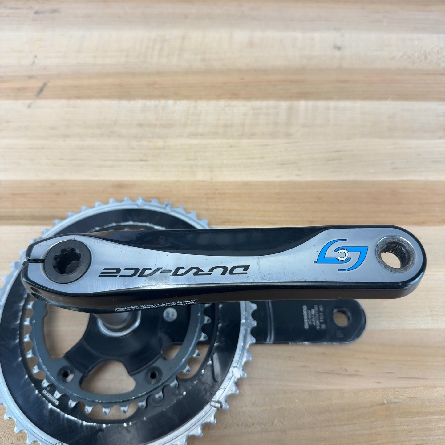 Low Mile! Shimano Dura-Ace FC-9000 Stages 172.5mm Left Side 11-Speed Crankset
