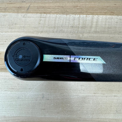Low Mile! SRAM Force AXS D2 Quarq Power Meter 170mm DUB 8-Bolt Carbon Crank Arms