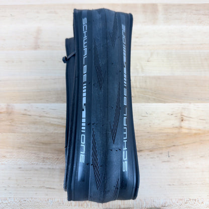 New! Pair Schwalbe One 30mm 700c Tubeless Black Road Bike Tires 725g