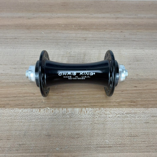 Chris King R45 Front 28 Hole Black Alloy Hub