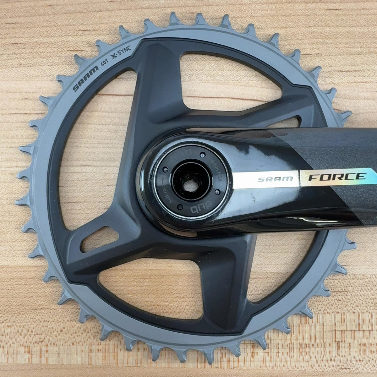 New! SRAM Force AXS D2 Wide Quarq Power Meter 40t 177.5mm 8-Bolt Gravel Crankset