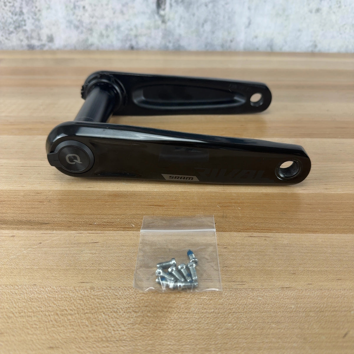 Light Use! SRAM Rival AXS D1 Quarq Power Meter 165mm Alloy Crank Arm Assembly