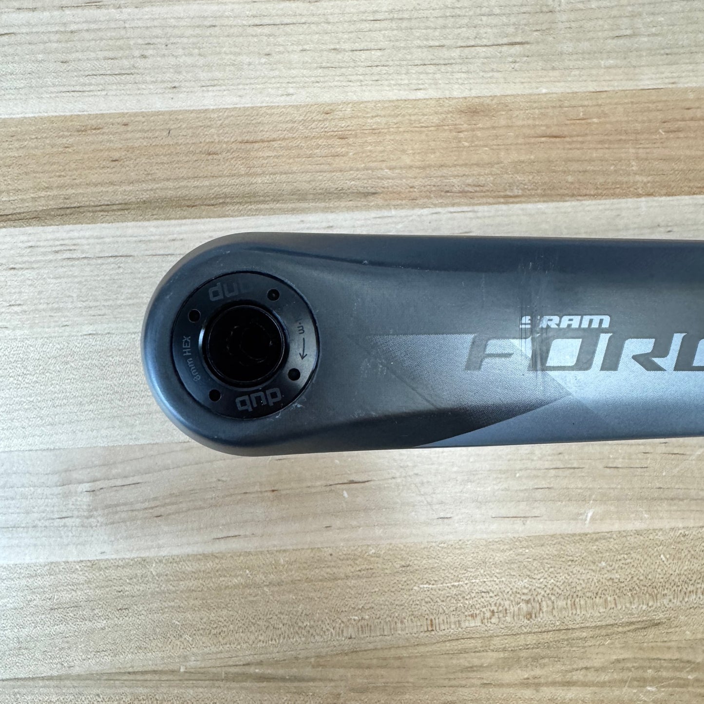SRAM Force AXS D1 175mm DUB Carbon Bike 8-Bolt Crank Arms 484g