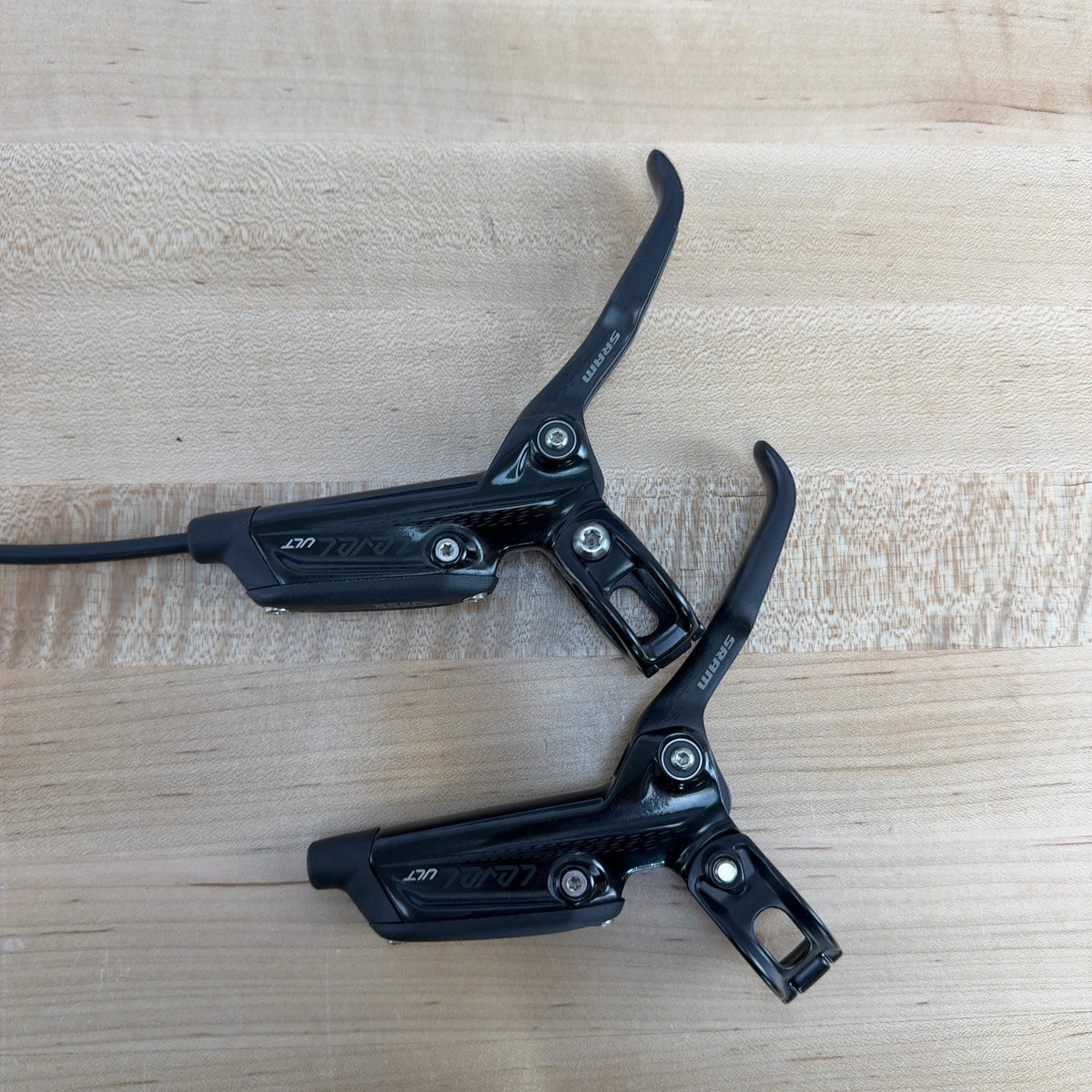 Low Mile! SRAM Level Ultimate 2-Piston Black MTB Hydraulic Disc Brakeset 461g — photo 3 of 8