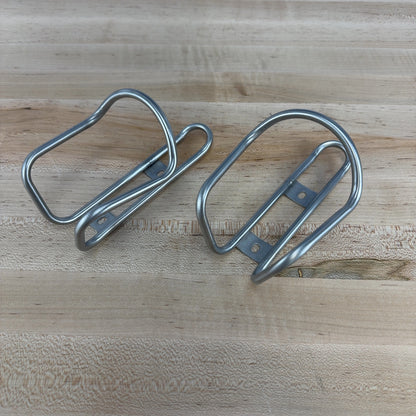 Light Use! 2025 King Cage Titanium Silver Bike Water Bottle Cages 59g