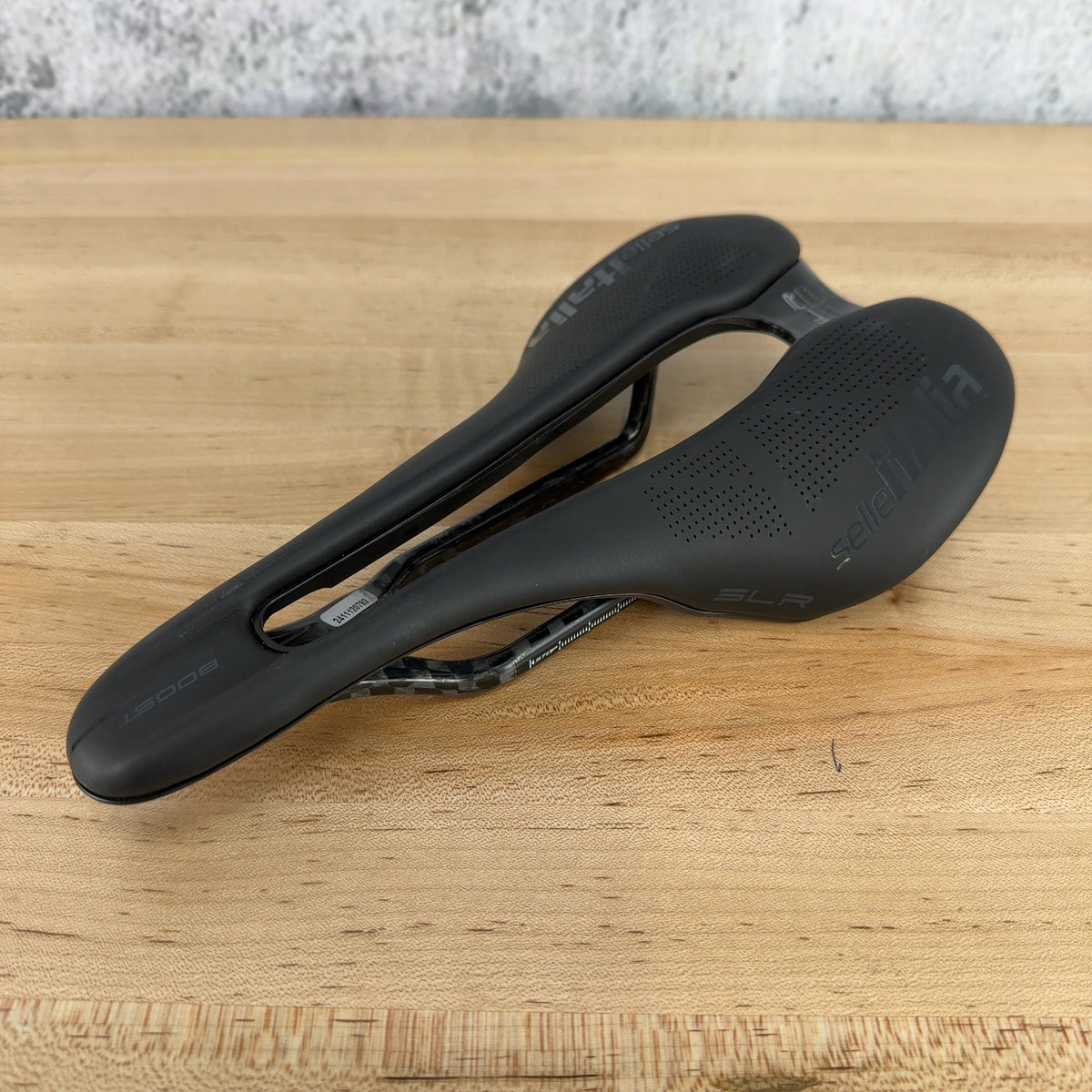 Light Use! Selle Italia SLR Superflow Boost 145mm Carbon Rails Bike Saddle 144g