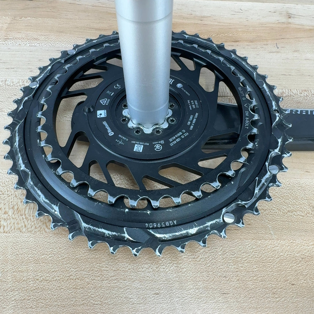 Low Mile! SRAM Red AXS D1 Quarq 172.5mm 48/35T 12-Speed Carbon Crankset 614g