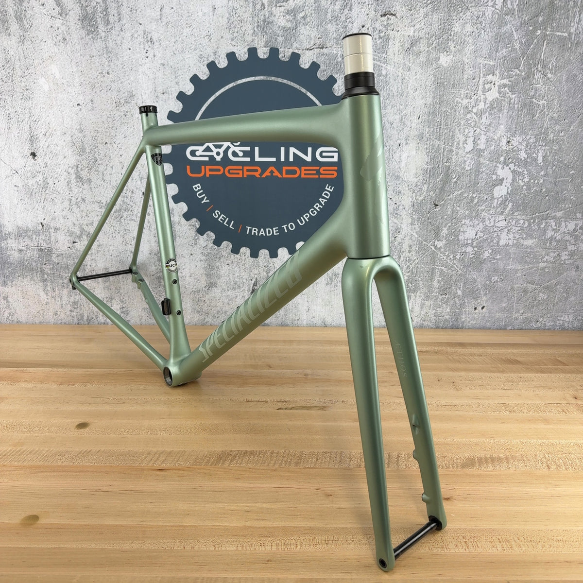 Low Mile! Specialized Aethos Pro 58cm 10r Carbon Sage Frameset 700c 1292g