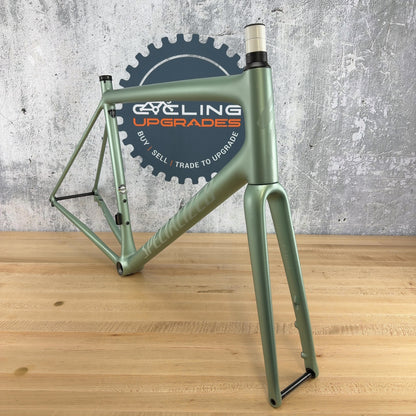 Low Mile! Specialized Aethos Pro 58cm 10r Carbon Sage Frameset 700c 1292g