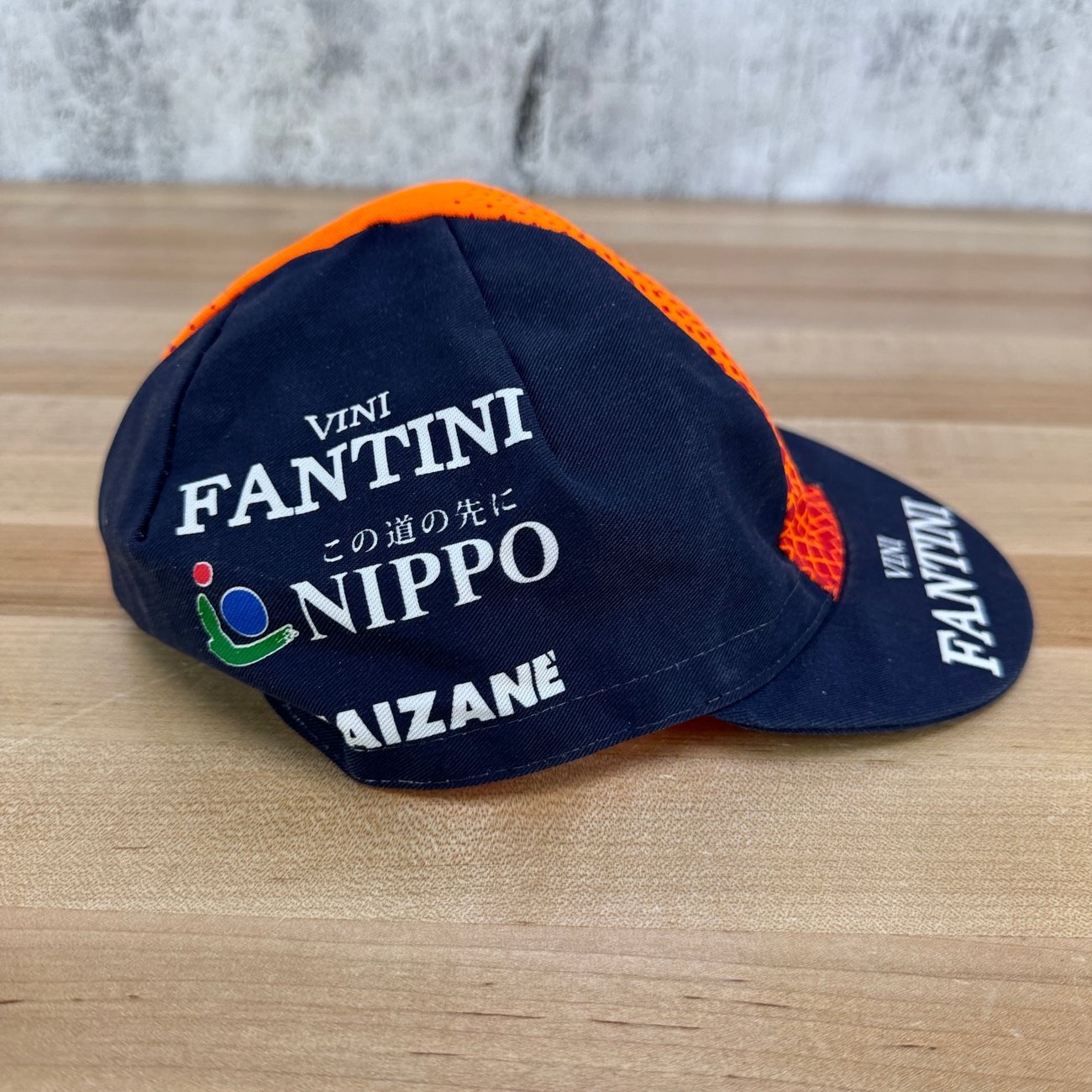 Ale Vini Fantini Custom Blue/Orange Cycling Cap