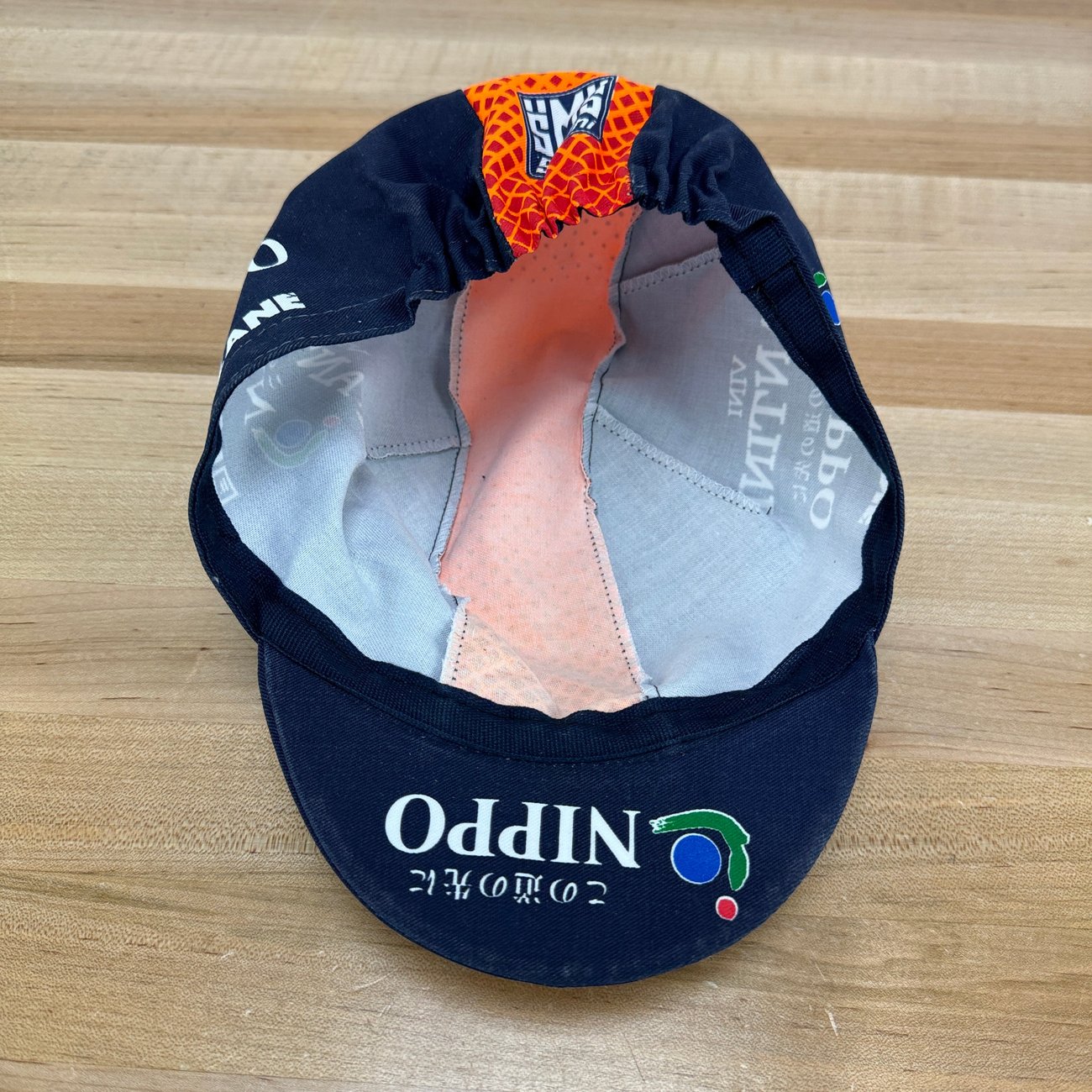 Ale Vini Fantini Custom Blue/Orange Cycling Cap