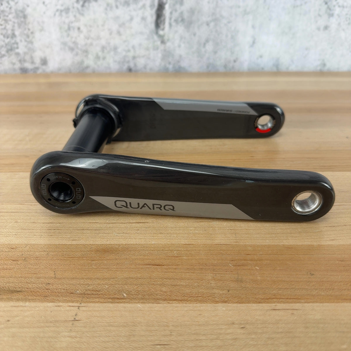 Low Mile! SRAM Quarq DUB 165mm Carbon Bike Crank Arm Assembly 468g