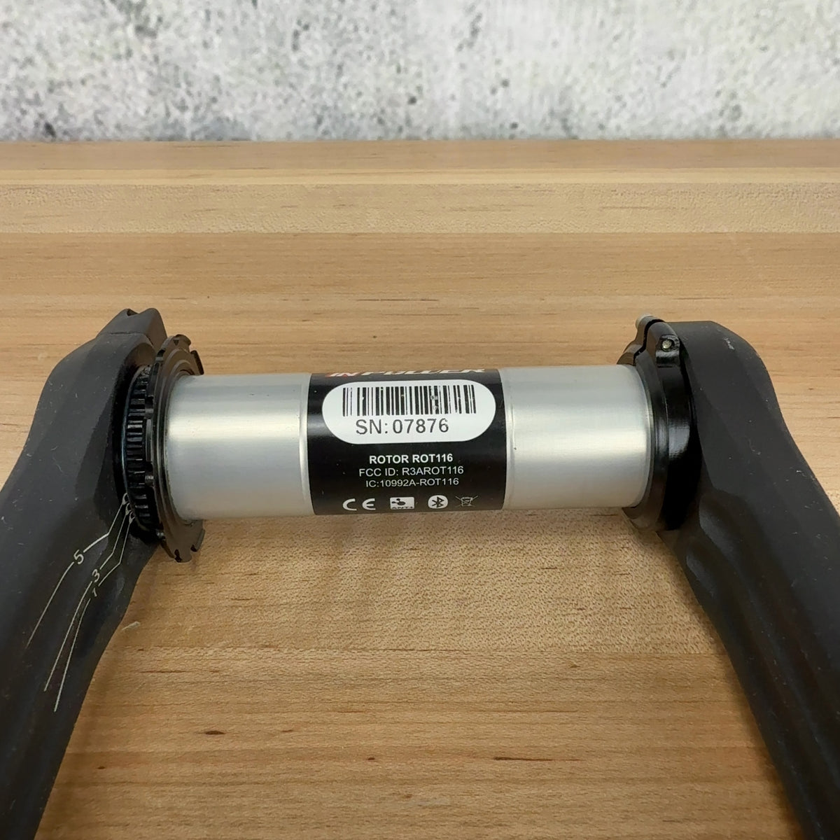 Light Use! Rotor INpower OCP Direct-Mount 165mm 30mm Crank Arm Assembly MSRP$799