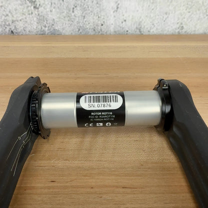 Light Use! Rotor INpower OCP Direct-Mount 165mm 30mm Crank Arm Assembly MSRP$799